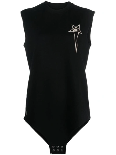 Shop Rick Owens X Champion Logo Bodysuit In Black