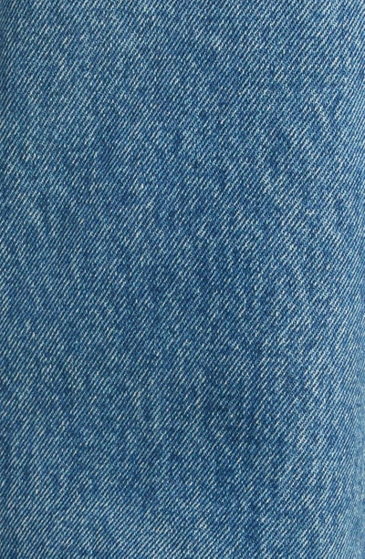 Shop Acne Studios 2021 Vintage Wide Leg Jeans In Mid Blue