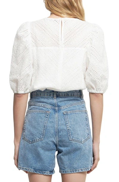 English Factory Eyelet Blouse In White
