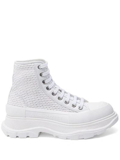 Shop Alexander Mcqueen Boots In White