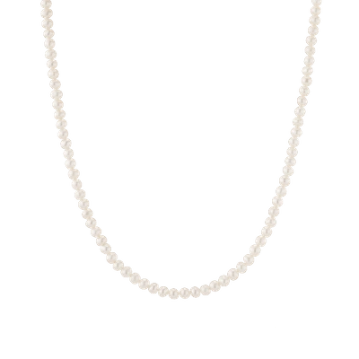 Aurate New York Classic Pearl Necklace In White