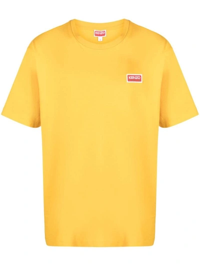 Shop Kenzo T-shirt Clothing In Yellow &amp; Orange