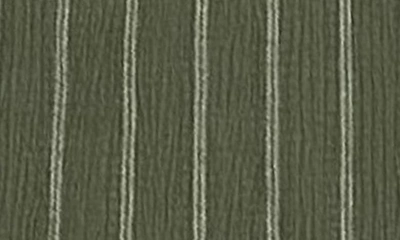 Shop Ruby & Wren Stripe Drawstring Pants In Lichen/ White