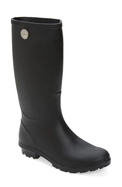 Shop Wet Knot Surrey Waterproof Rain Boot In Black