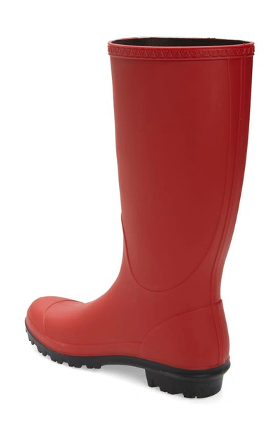 Shop Wet Knot Surrey Waterproof Rain Boot In Red