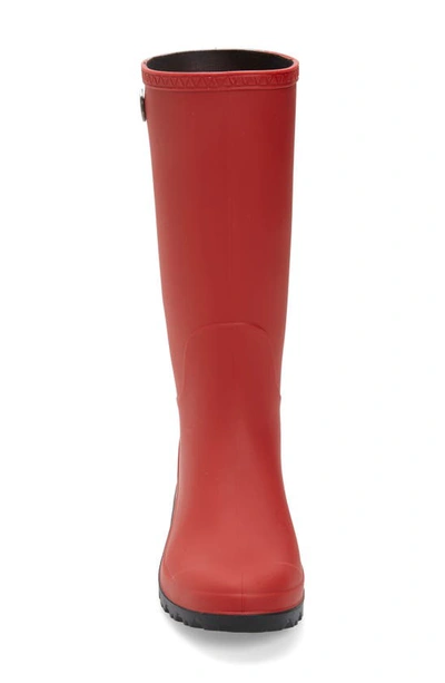 Shop Wet Knot Surrey Waterproof Rain Boot In Red