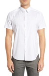 THEORY 'Zachary' Trim Fit Short Sleeve Sport Shirt