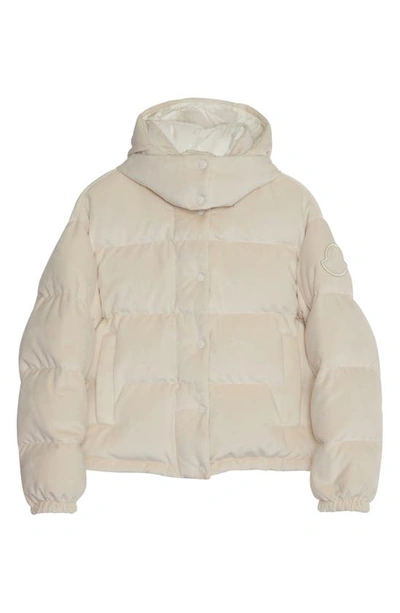 Shop Moncler Daos Quilted Down Jacket In White