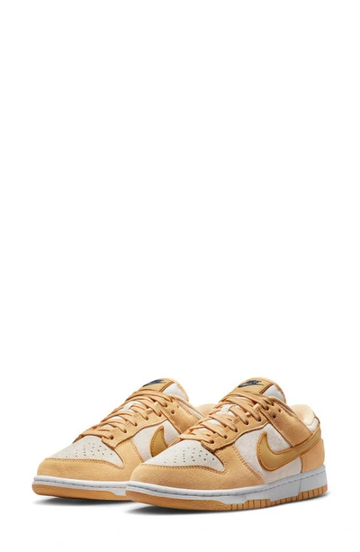 Shop Nike Dunk Low Luxe Sneaker In Celestial Gold/ Wheat/ Sail