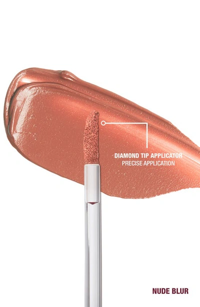Shop Charlotte Tilbury Airbrush Flawless Matte Liquid Lipstick In Nude Blur