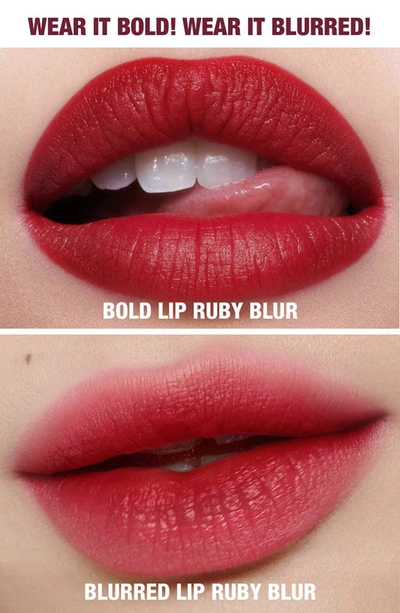 Charlotte Tilbury Airbrush Flawless Matte Liquid Lipstick In Ruby Blur