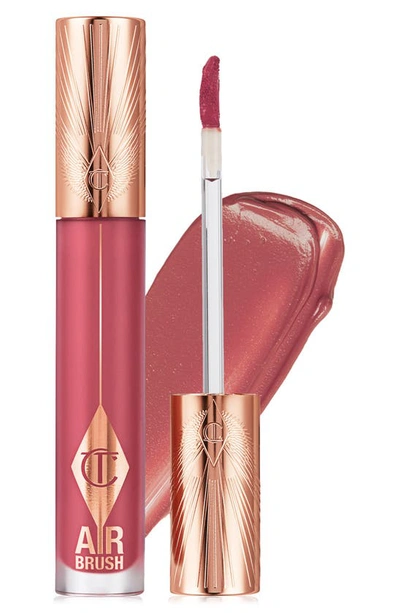 Shop Charlotte Tilbury Airbrush Flawless Matte Liquid Lipstick In Rose Blur