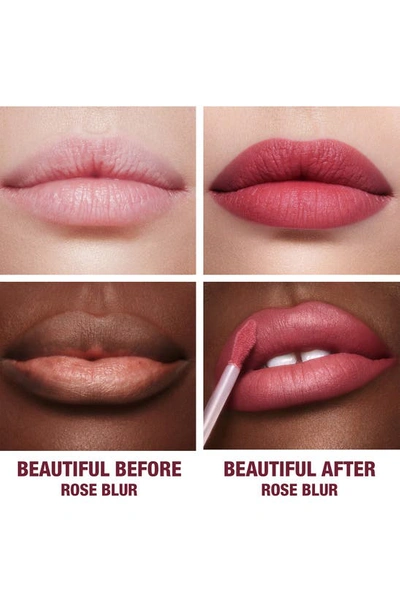 Charlotte Tilbury Airbrush Flawless Matte Liquid Lipstick In Rose Blur