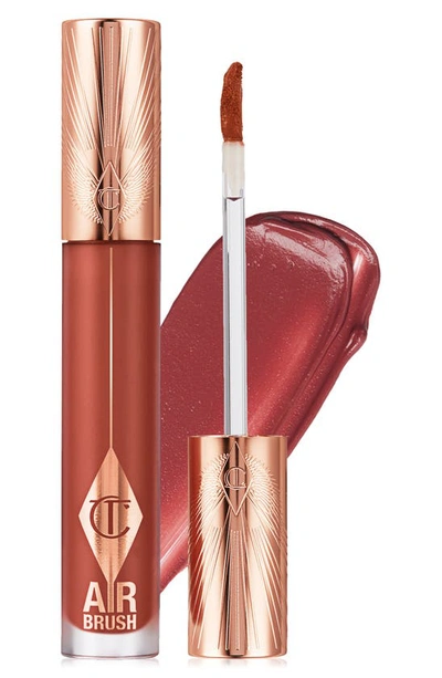 Shop Charlotte Tilbury Airbrush Flawless Matte Liquid Lipstick In Walk Of No Shame Blur