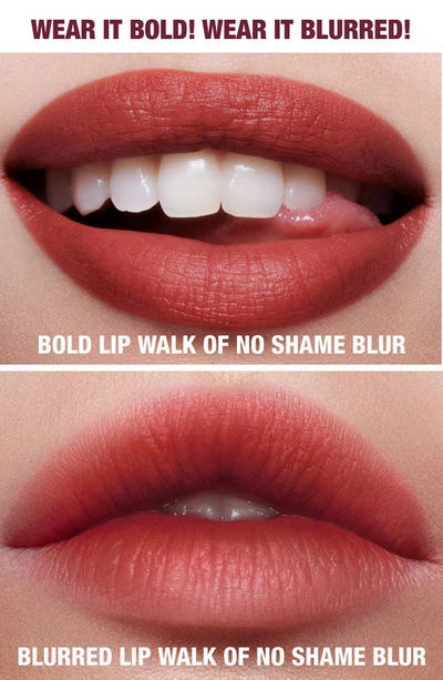 Charlotte Tilbury Airbrush Flawless Matte Liquid Lipstick In Walk Of No Shame Blur
