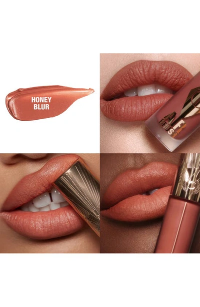 Shop Charlotte Tilbury Airbrush Flawless Matte Liquid Lipstick In Honey Blur