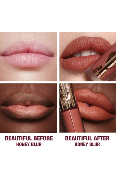 Shop Charlotte Tilbury Airbrush Flawless Matte Liquid Lipstick In Honey Blur