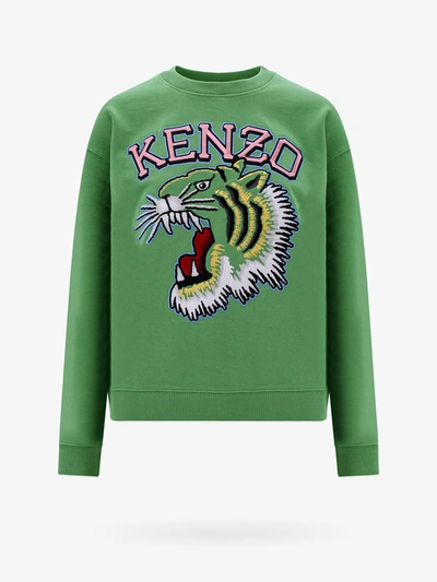 Shop Kenzo Sweatshirt In Green