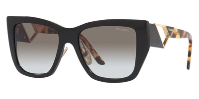 Shop Prada Women's Pr-21ys-1ab0a7 Fashion 54mm Black Sunglasses