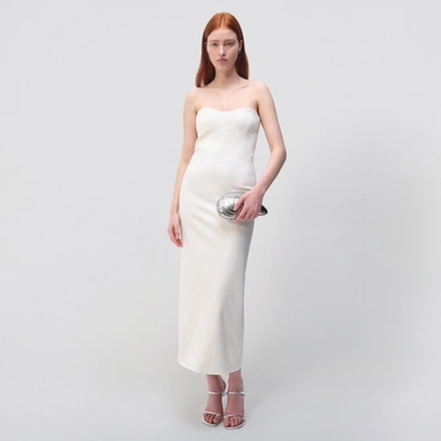 Shop Jonathan Simkhai Caspian Dress In White