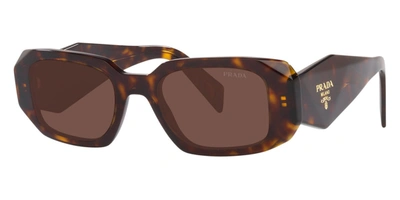 Shop Prada Women's Pr-17ws-2au03u Fashion 49mm Havana Sunglasses In Brown