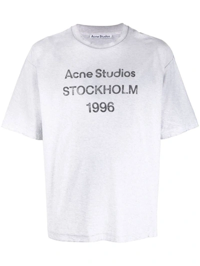 Shop Acne Studios T-shirts & Tops In Palegrey
