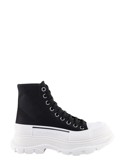 Shop Alexander Mcqueen Tread Slick In Black