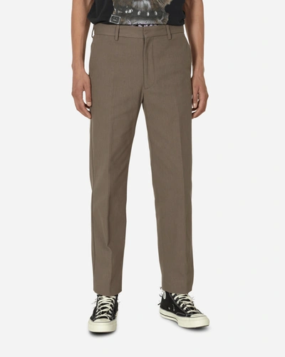 Shop Acne Studios Classic Chino Pants In Brown