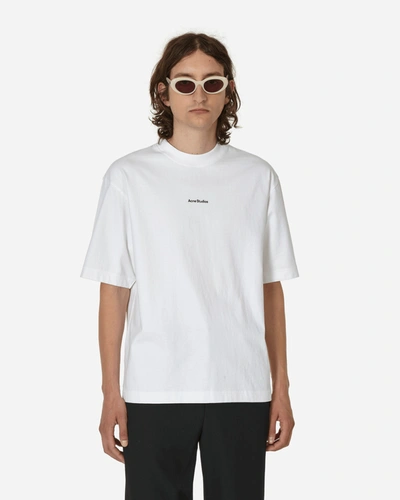 Shop Acne Studios Logo T-shirt Optic In White