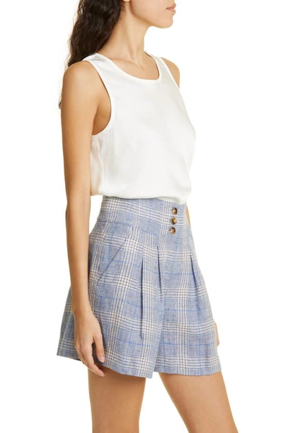 Veronica Beard Sabrina Tank Top In Off-white