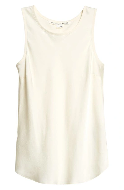 Veronica Beard Sabrina Tank Top In Off-white
