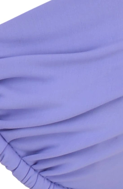 House Of Cb Monaco Underwired Stretch-woven Bikini Top In Violet