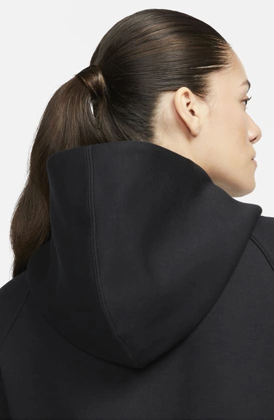 Nike Sportswear Tech Fleece Windrunner Zip Hoodie In Black/ Black