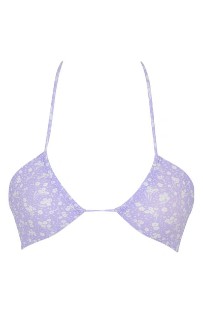 House Of Cb Lira Bikini Top In Lilac Fp