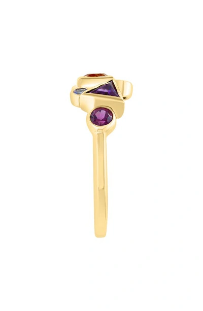 Effy 14k Yellow Gold Multi Stone & Diamond Ring In Gold Multi