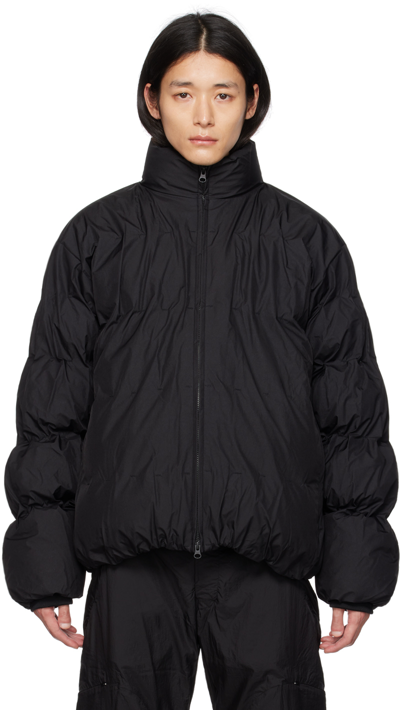 Shop Post Archive Faction (paf) Ssense Exclusive Black 4.0+ Right Down Jacket In 10 Black