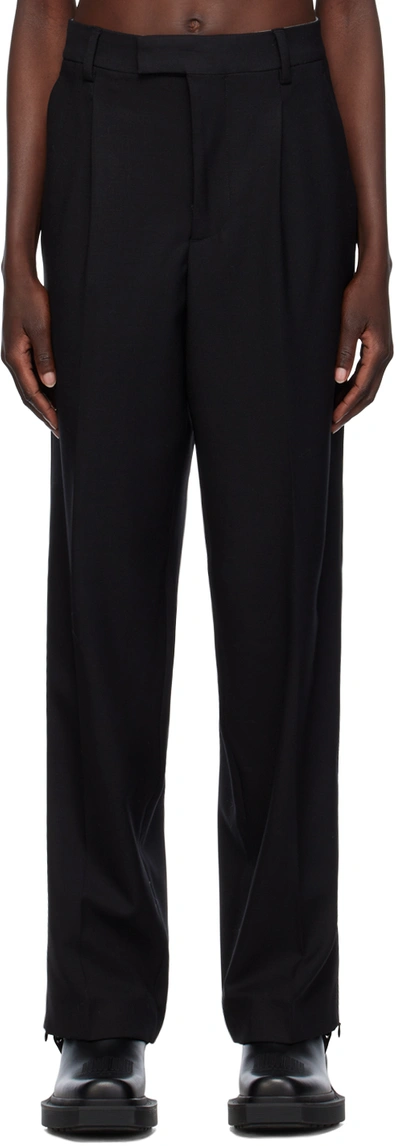 Vtmnts Black Tailored Trousers In Black