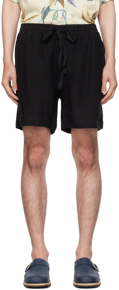Shop Commas Black Classic Shorts