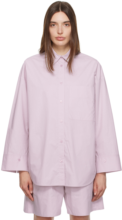 Shop By Malene Birger Purple Derris Shirt In 69l Pastel Violet