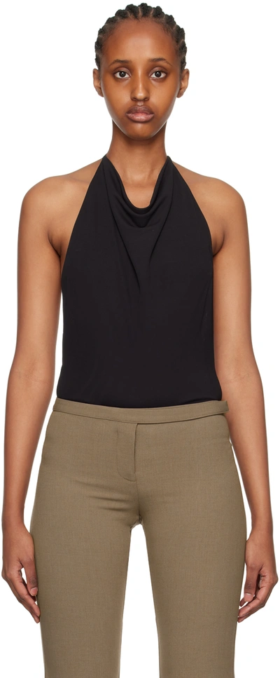 Bec & Bridge Black Monette Bodysuit In Black