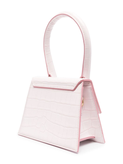Shop Jacquemus Le Chiquito Moyen Tote Bag In Pink