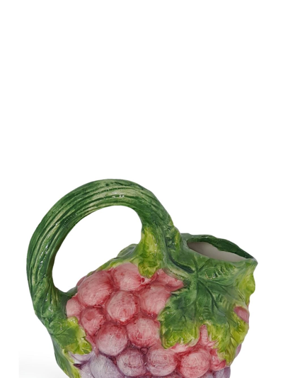 Shop Les-ottomans Fruit Porcelain Jug In Multicolour