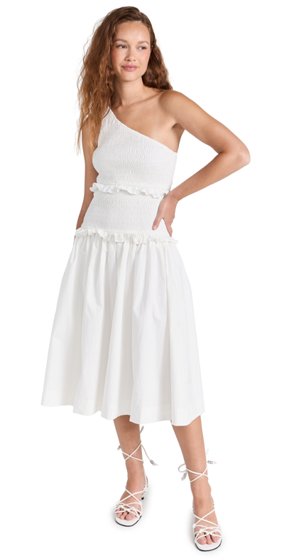 Shop En Saison Aubin Midi Dress White