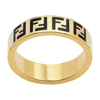 Shop Fendi Forever  Ring In Dore