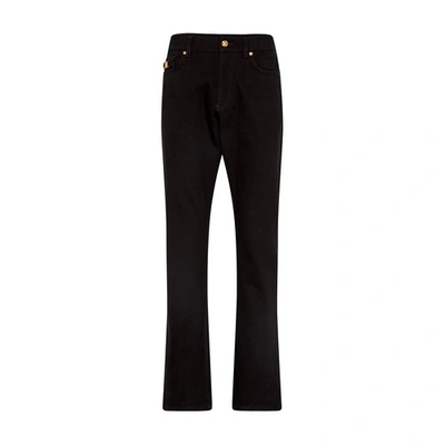 Shop Versace Trousers In 1d040_black
