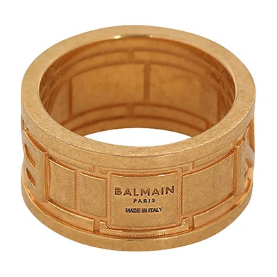 Shop Balmain Tubular Ring In Gold