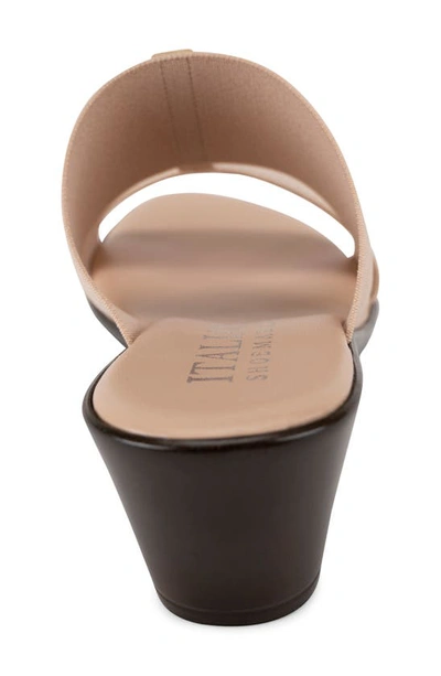 Shop Italian Shoemakers Sadey Wedge Sandal In Nude