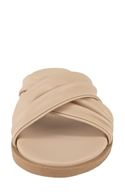 Italian Shoemakers Hachi Slide Sandal In Nude