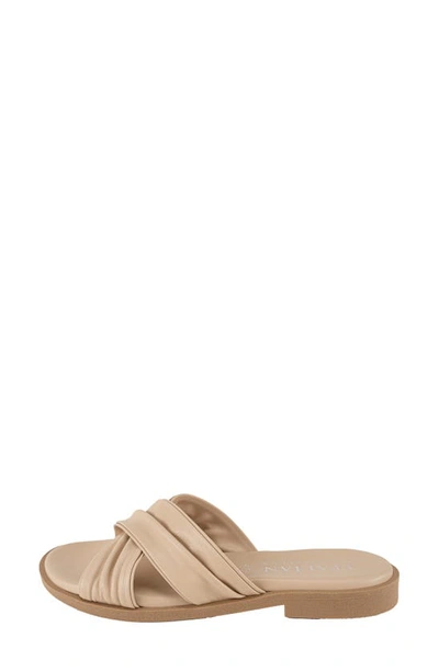 Shop Italian Shoemakers Hachi Slide Sandal In Nude