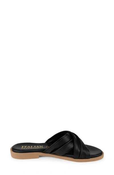 Italian Shoemakers Hachi Slide Sandal In Black